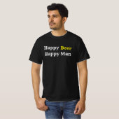 Happy Beer Happy Man T-Shirt (Vorne ganz)