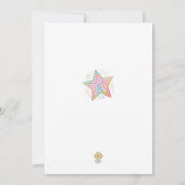 Happy Belated Birthday Card Dankeskarte (Rückseite)