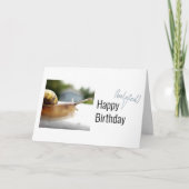 "Happy Belated Birthday" Snail Mail Card Karte (Vorderseite)