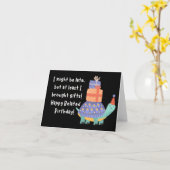 Happy Belated Geburtstag Karte (Gelbe Blume)