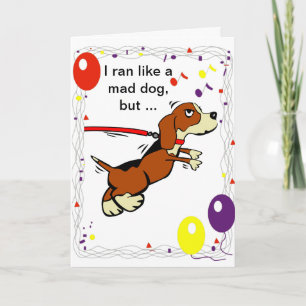 Happy Belated Geburtstag Karte