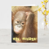 Happy Belated Geburtstag Oh Snap Karte (Gelbe Blume)