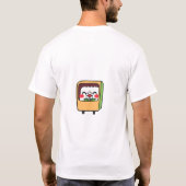 Happy Bento Box mit Blume Spaß T-Shirt (Rückseite)