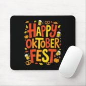 Happy Ber Pretzel Pumpkin Festival Männer _1 Mousepad (Mit Mouse)