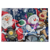 Happy Best Friends Weihnachtsgeschenktasche Große Geschenktüte (Vorderseite)