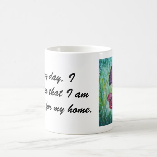 Happy betta fish enjoying his home kaffeetasse (Mittel)