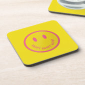 Happy Beverage Coaster Getränkeuntersetzer (Linke Seite)