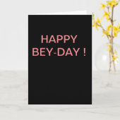 Happy Bey Day Karte (Gelbe Blume)