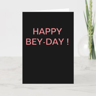 Happy Bey Day Karte