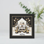 Happy Bhai Duj Karte (Stehend Vorderseite)