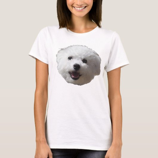 Happy Bichon Long T-Shirt (Vorderseite)