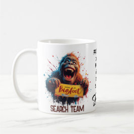 Happy Bigfoot Sasquatch Mugshot Search Team Kaffeetasse