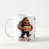 Happy Bigfoot Sasquatch Search Team Kaffeetasse (Links)