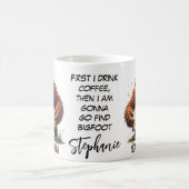 Happy Bigfoot Sasquatch Search Team Verwandlungstasse (Mittel)