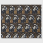 Happy Billy Goat Geschenkpapier (Flach)