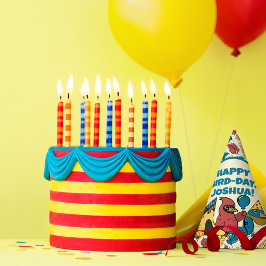 Happy Bird Day Cartoon Birds Thema Geburtstag Partyhütchen