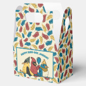 Happy Bird Day Cartoon Birds Themed Birthday Geschenkschachtel (Geöffnet)