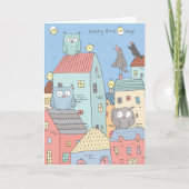 Happy Bird Day, Geburtstag Karte (Vorderseite)