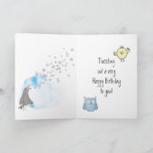 Happy Bird Day, Geburtstag Karte (Innenseite)