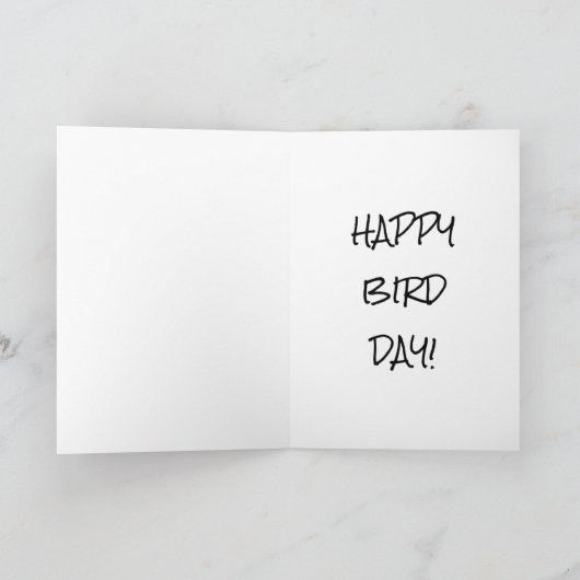 Happy Bird Day! Karte (Innenseite)