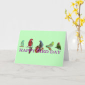 Happy Bird Day Karte (Gelbe Blume)