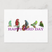 Happy Bird Day Postkarte (Vorderseite)