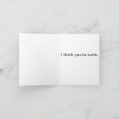 Happy Bird Grußkarte Karte (Innenseite)