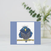Happy Bird Postcard Postkarte (Stehend Vorderseite)