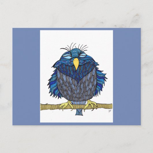 Happy Bird Postcard Postkarte (Vorderseite)