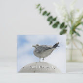 Happy Bird Postkarte (Stehend Vorderseite)