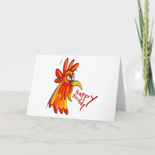 HaPpY BiRdAy Karte (Vorderseite)