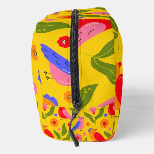 Happy Birds Flock Together fröhlich Waschbeutel (Rechts)