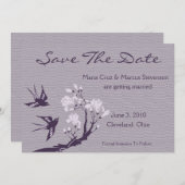 Happy Birds Save the Date (Orchid) (Vorne/Hinten)