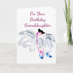 HAPPY **BIRHTDAY GRANDDAUGHTER** CARD KARTE