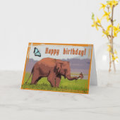 Happy Birtday Card Karte (Gelbe Blume)