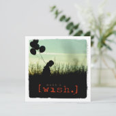 Happy Birtday Flat Foto Card Karte (Stehend Vorderseite)