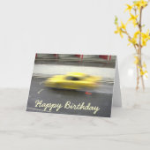 Happy Birtday Karte (Gelbe Blume)