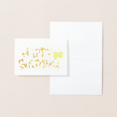 Happy Birtday Tarta Folienkarte (Anzeige)