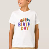 Happy Birth Day T-Shirt (Vorderseite)
