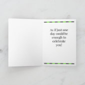 Happy Birth Month - Oktober Karte (Innenseite)