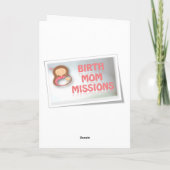 Happy Birth Mother Day Karte (Rückseite)