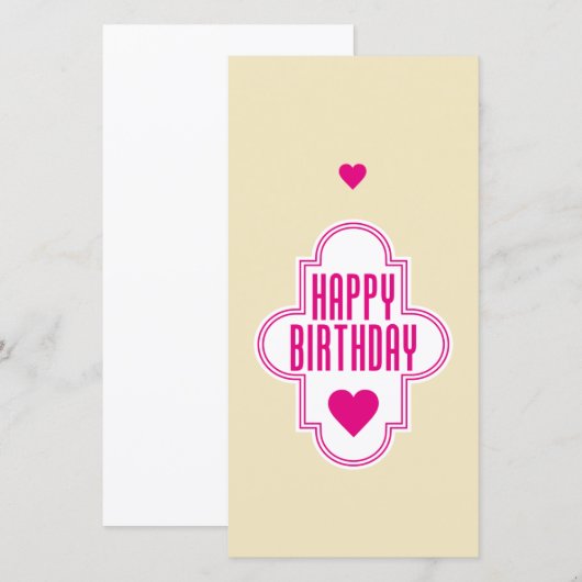 Happy Birthday (Vorne/Hinten)