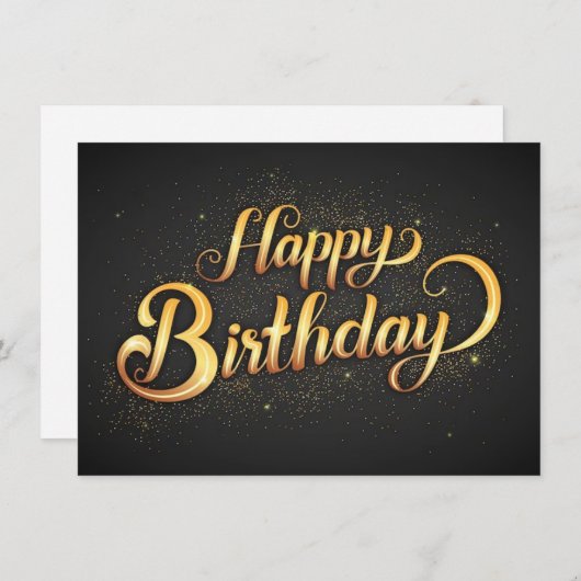 Happy Birthday (Vorne/Hinten)