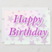 Happy birthday (Vorderseite)