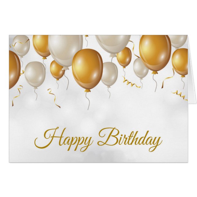 Happy Birthday (Vorderseite (Horizontal))