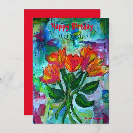 Happy birthday (Vorne/Hinten)