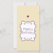 Happy Birthday (Vorderseite)