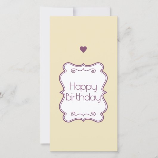 Happy Birthday (Vorderseite)