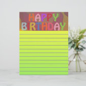 Happy Birthday (Stehend Vorderseite)