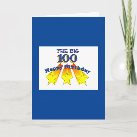 Happy Birthday 100 Christlich Card Karte (Vorderseite)